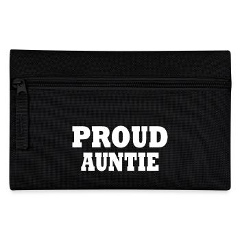 Proud auntie - Pencil Case - black - Front