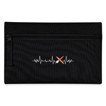 Heartbeat Artist - Pencil Case - black - Front