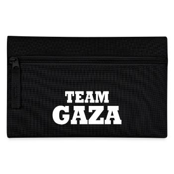Team gaza - Pencil Case - black - Front