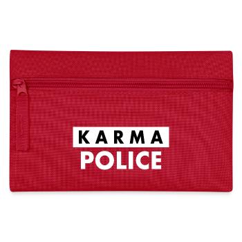Karma police - Federtasche - Rot - Vorne