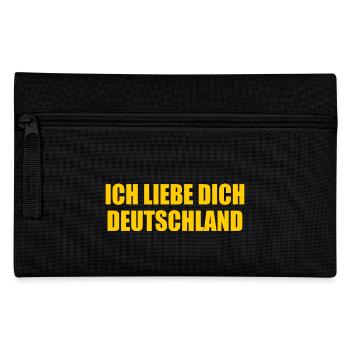 Ich liebe dich deutschland - Federtasche - Schwarz - Vorne