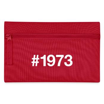 1973 Hashtag 53 years 53rd birthday - Pencil Case - red - Front