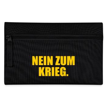 No to war - Pencil Case - black - Front