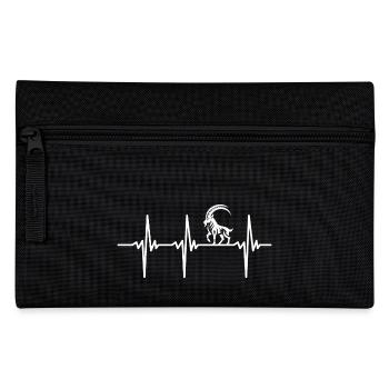 Battement de cœur pour les Capricornes avec d’énormes cornes - Trousse - noir - Devant