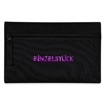 Einzelstück lila - Federtasche - Schwarz - Vorne