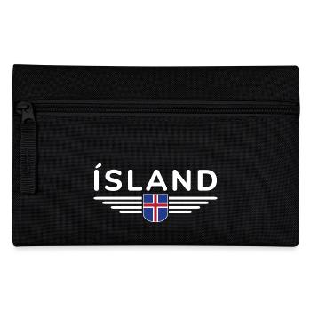 I Love Iceland Design T-Shirt Outfit - Pencil Case - black - Front