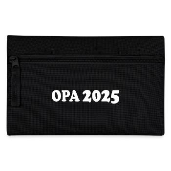 Opa 2025 - Federtasche - Schwarz - Vorne