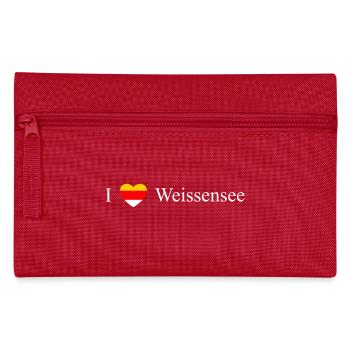 Carinthia Heart Weissensee white - Pencil Case - red - Front