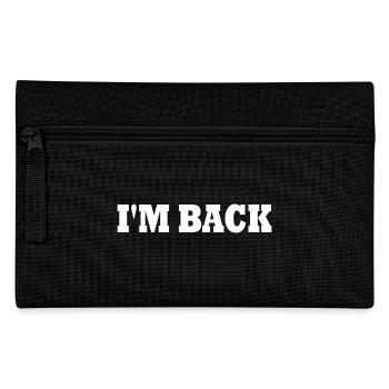 I'm back - Federtasche - Schwarz - Vorne