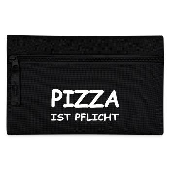 Pizza - Federtasche - Schwarz - Vorne