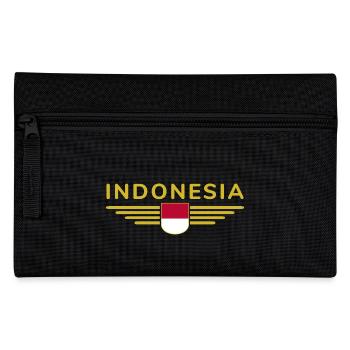 Indonesia Jakarta Fan Outfit Design T Shirt - Pencil Case - black - Front