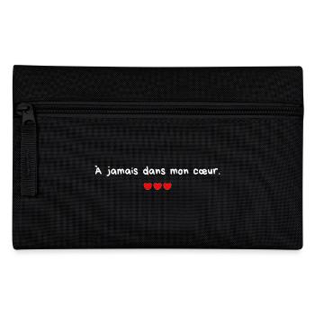 Forever in my heart - couple gift idea - Pencil Case - black - Front