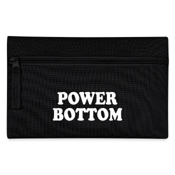 Power bottom - Pencil Case - black - Front