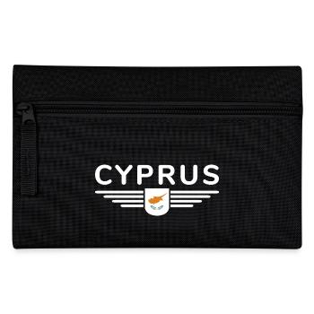 Zypern Design – Insel der Vielfalt - Federtasche - Schwarz - Vorne