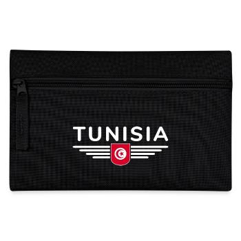 Tunesien Design – Für Kulturfans - Federtasche - Schwarz - Vorne