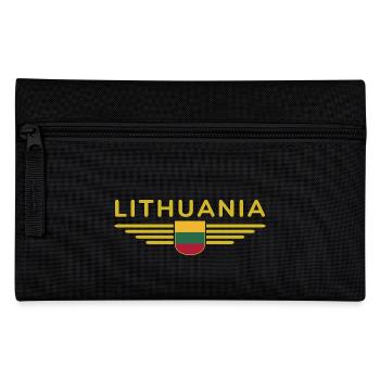 Lithuania T-Shirt – Pride and Style - Pencil Case - black - Front