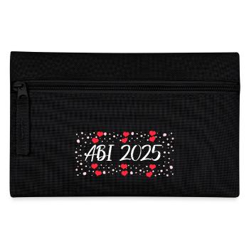 ABI 2025 Feier-Design - Federtasche - Schwarz - Vorne