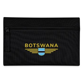 Botswana T-Shirt für Fans - Federtasche - Schwarz - Vorne