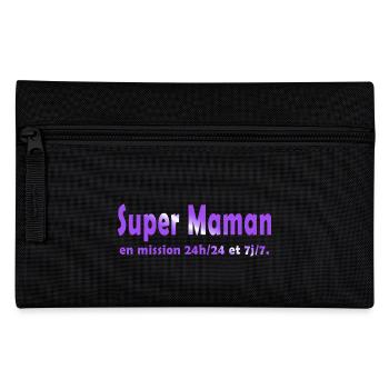 Mom Mother Humor Joke Gift 5 - Pencil Case - black - Front