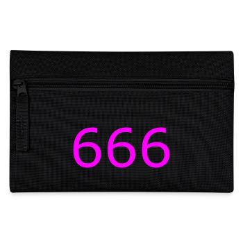 666 - Pencil Case - black - Front