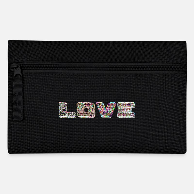 Love - Pencil Case - black