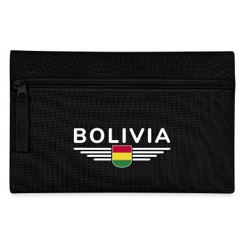 J’aime la Bolivie, T-shirt design de style élégance - Trousse - noir - Devant