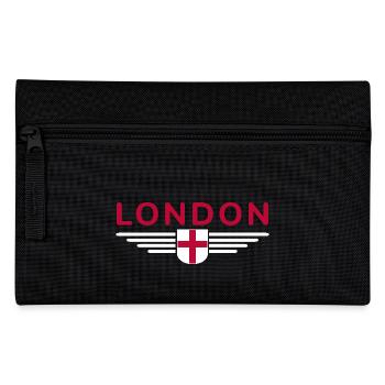 Londres, Angleterre, Fan T-Shirt Design - Trousse - noir - Devant