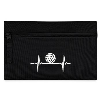Battement de cœur de volley-ball - Trousse - noir - Devant