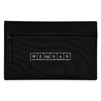 Meaghan Name First Name Chemistry Periodic Table Element - Pencil Case - black - Front