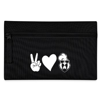 Chicken Rooster - Pencil Case - black - Front