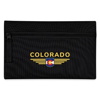 Colorado Fan T-Shirt – Mountains & Adventure - Pencil Case - black - Front
