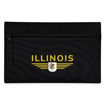 Illinois Fan T-Shirt – Heimatliebe zeigen - Federtasche - Schwarz - Vorne