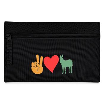 Esel - Federtasche - Schwarz - Vorne