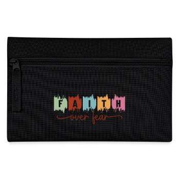 Faith Over Fear - Pencil Case - black - Front