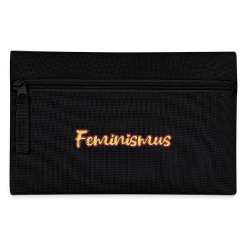 Féminisme Dicton Cadeau Vintage Émancipation - Trousse - noir - Devant
