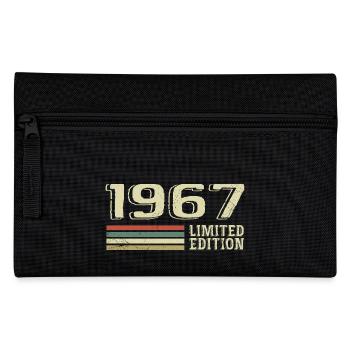 Born in 1967 Birthday 1967 Vintage 1967 - Pencil Case - black - Front