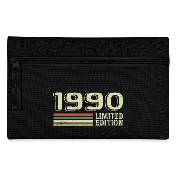 Born in 1990 Birthday 1990 Vintage 1990 - Pencil Case - black - Front