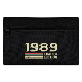 Born in 1989 Birthday 1989 Vintage 1989 - Pencil Case - black - Front