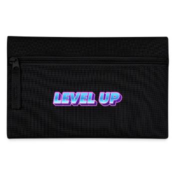 level up - Federtasche - Schwarz - Vorne