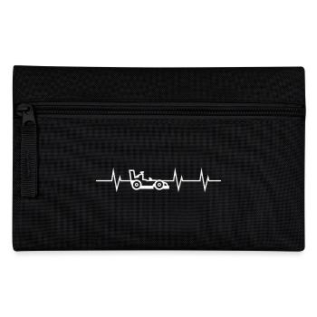 Heartbeat of Speed – Born to Race - Pencil Case - black - Front