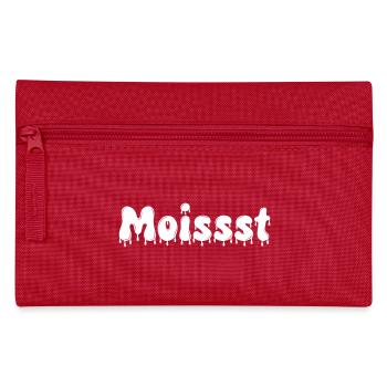 Moist Dripping Text - Pencil Case - red - Front
