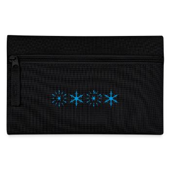 schneeflocken - Federtasche - Schwarz - Vorne