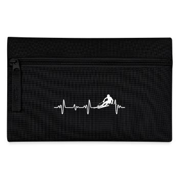 Ski-Fahrer Heartbeat - Federtasche - Schwarz - Vorne