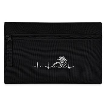 SR500 XT500 Heartbeat weiß - Federtasche - Schwarz - Vorne