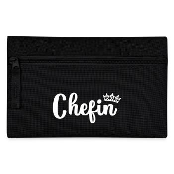 Chefin - Federtasche - Schwarz - Vorne