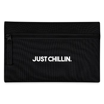 JUST CHILLIN. - Pencil Case - black - Front
