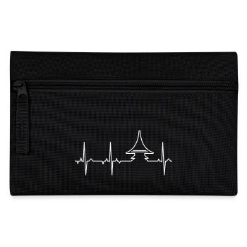 ECG - Whisky “Heart Peat” - Pencil Case - black - Front