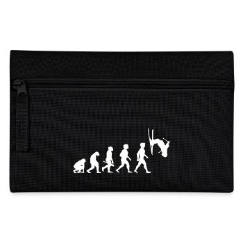 Evolution Skier Skifahren Freestyle Winter Sport - Federtasche - Schwarz - Vorne