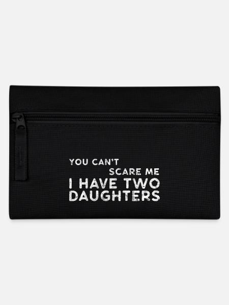 Daughter Father Gift Father's Day Funny - Pencil Case - black