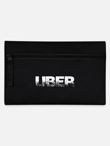 Uber Mot Tendance Écriture Phrase - Trousse - noir